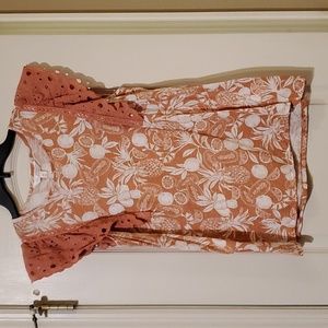LC Lauren Conrad Fruit Lace top
